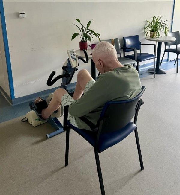 Motomed, podpora aktivního i pasivního cvičení:  Senatorium Ostrava - Jih